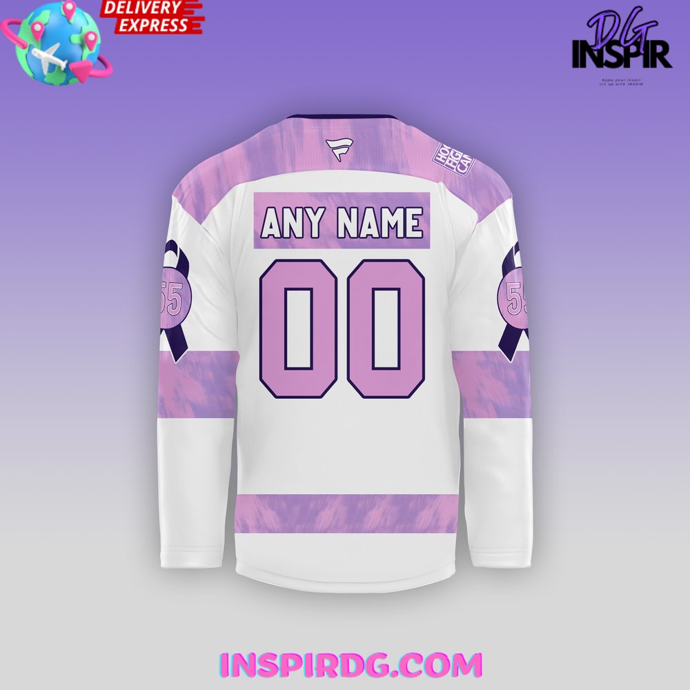 Boston Bruins Hockey Fights Cancer 2024 Hockey Jersey