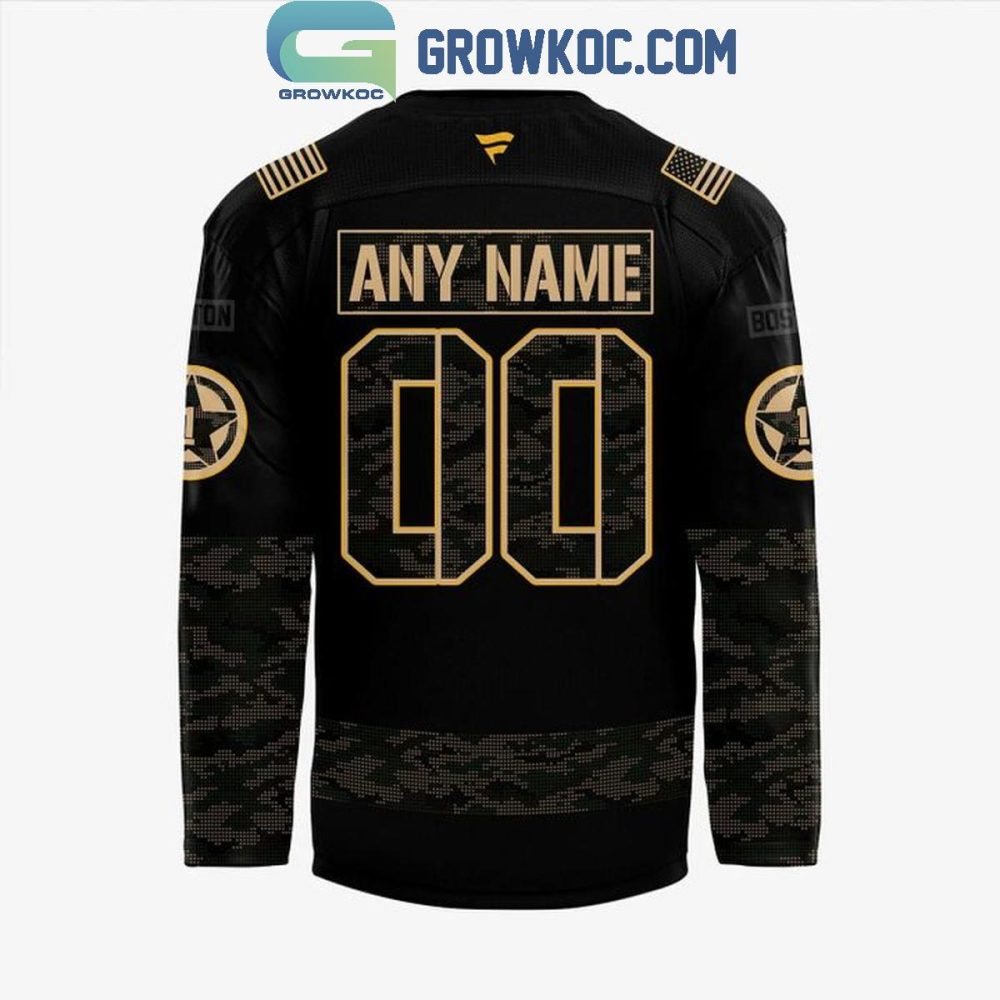 Boston Bruins Military Night 2025 Hockey Jersey
