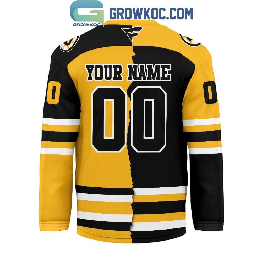 Boston Bruins Mix Home Away Hockey Jersey