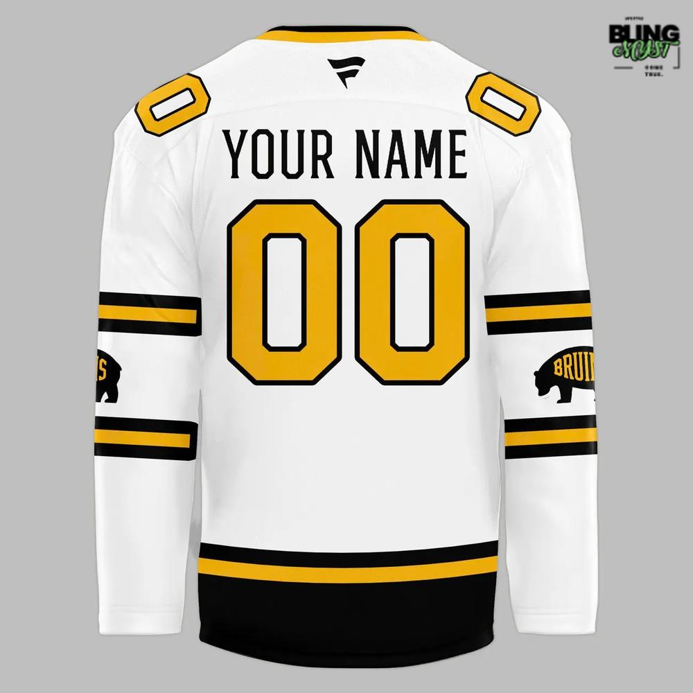 Boston Bruins Nhl Stadium Series 2026 White Hockey Jersey