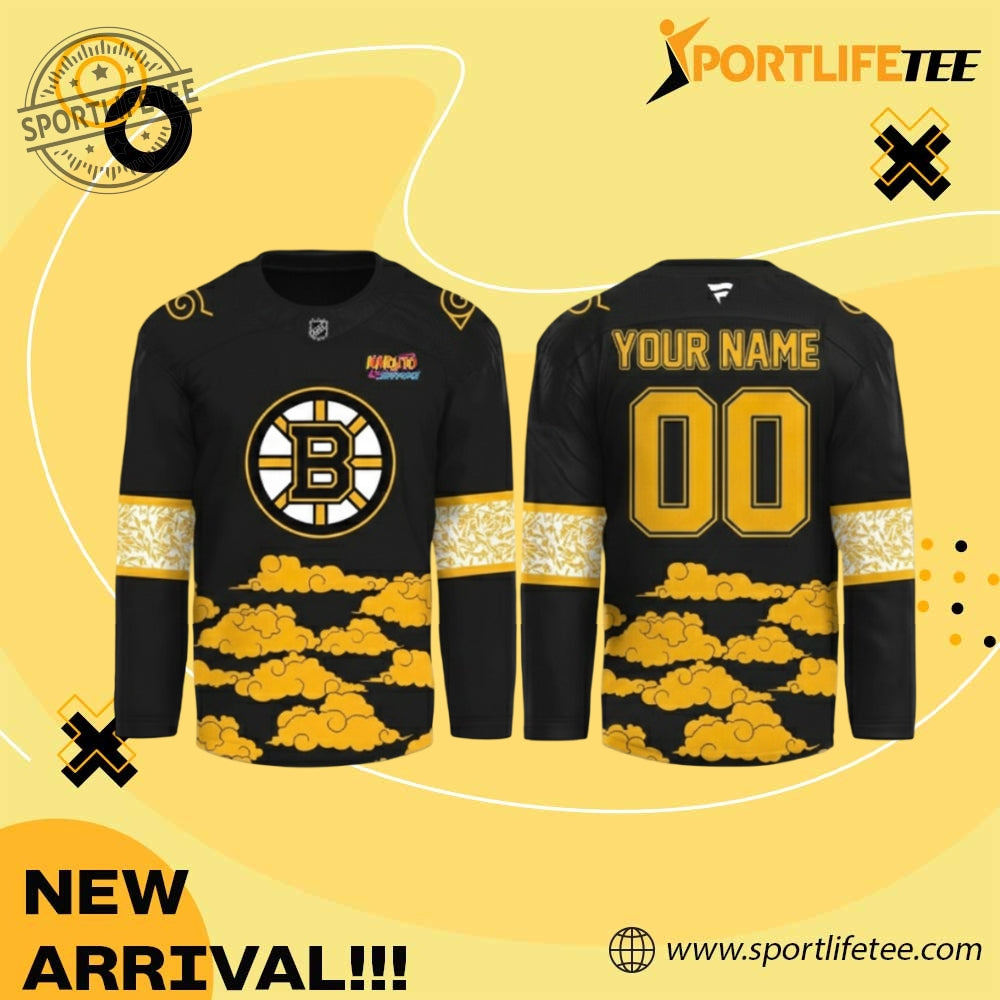 Boston Bruins Naruto Night X Nhl 2026 Hockey Jersey