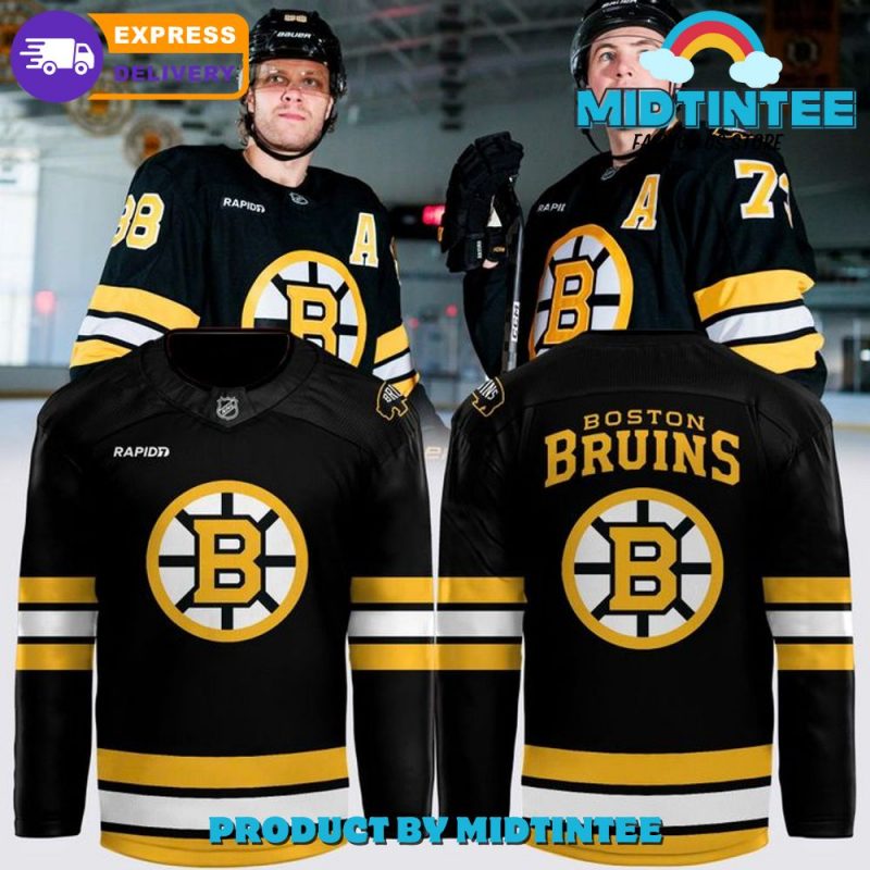 Boston Bruins New Uniform And Logo 2025-26 Hockey Jersey