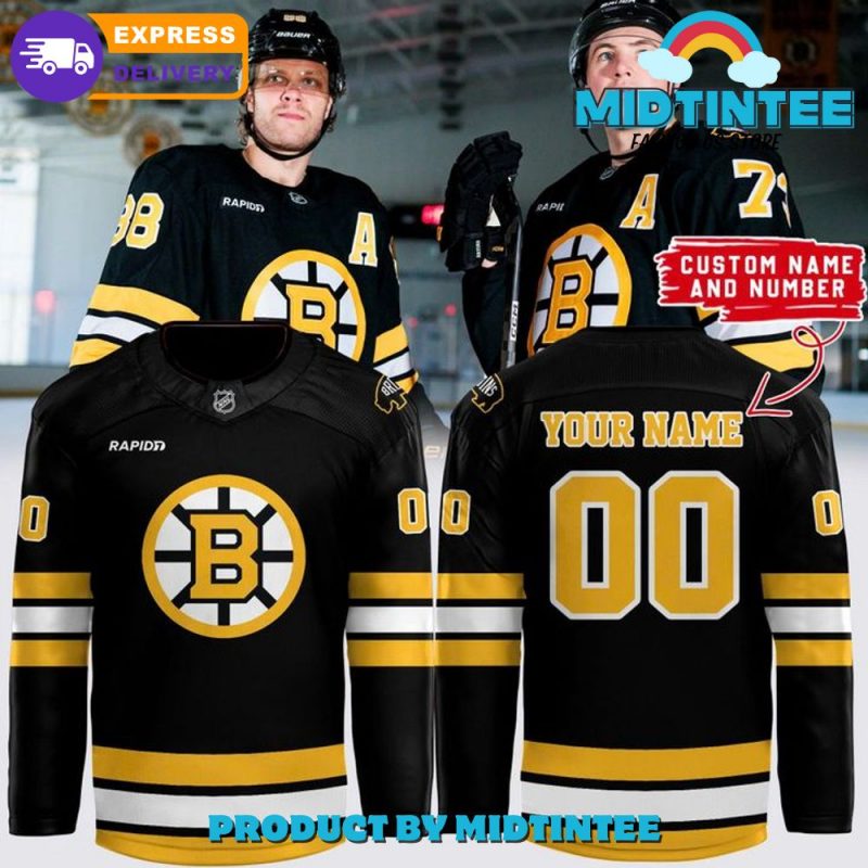 Boston Bruins New Uniform And Logo 2025-26 Personalized Hockey Jersey