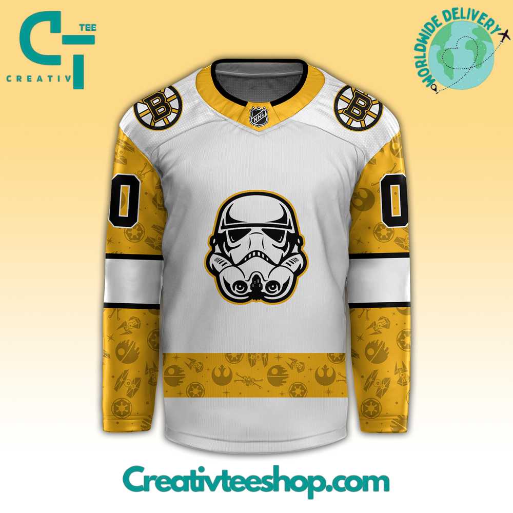 Boston Bruins X Star Wars Night 2024 Hockey Jersey
