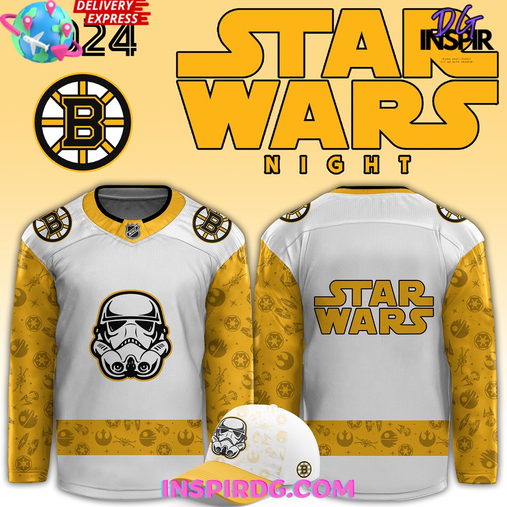 Boston Bruins X Star Wars Night Hockey Jersey