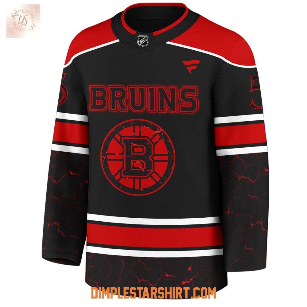 Boston Bruins X Stranger Things 5 One Last Adventure Jersey