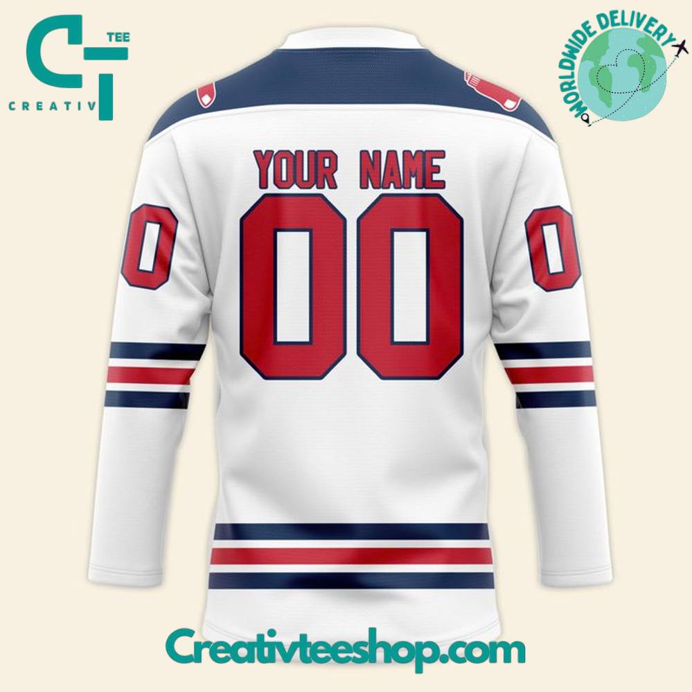 Boston Red Sox X 2025 Bruins Night Special Hockey Jersey