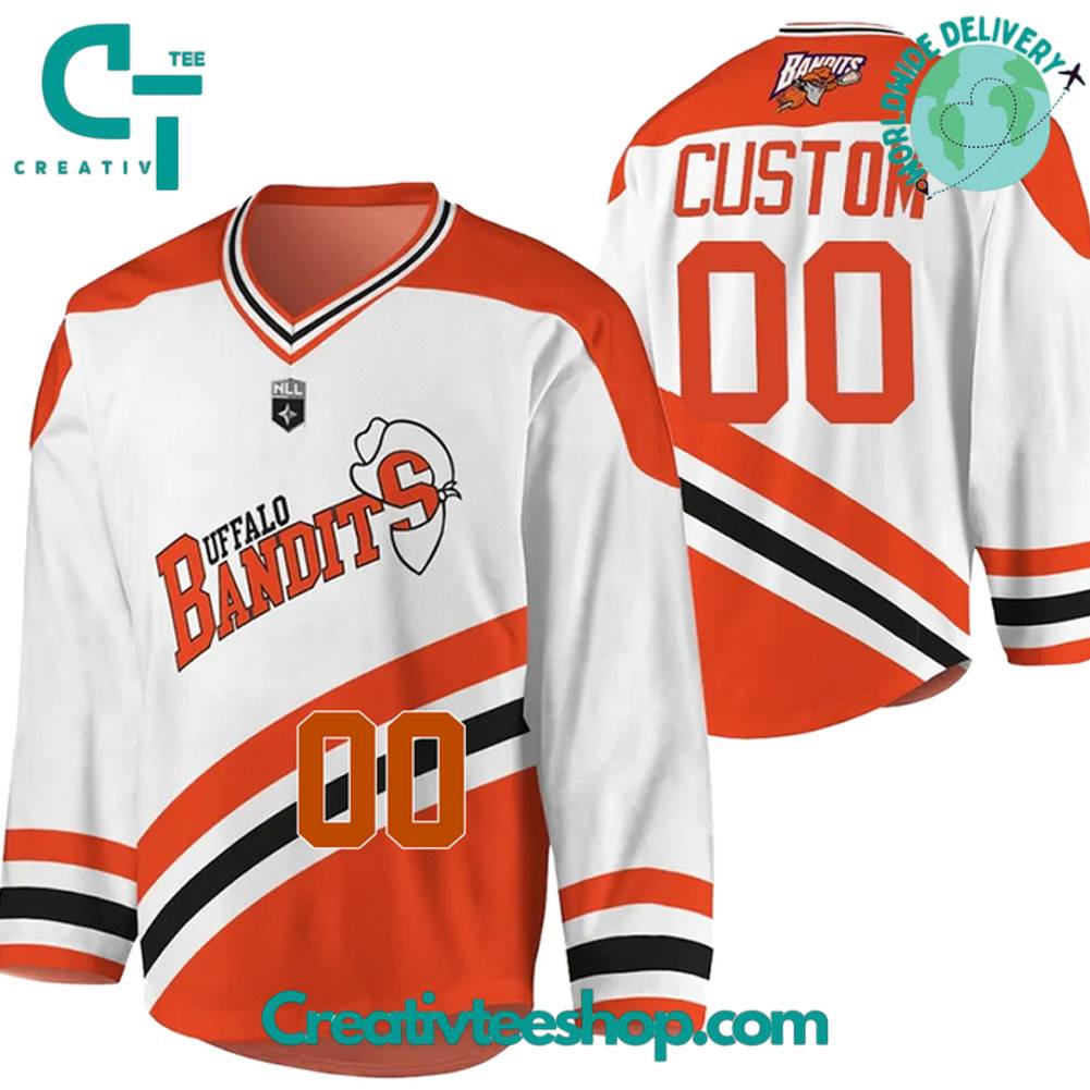 Buffalo Bandits Nll Cup 2025 Special White Hockey Jersey