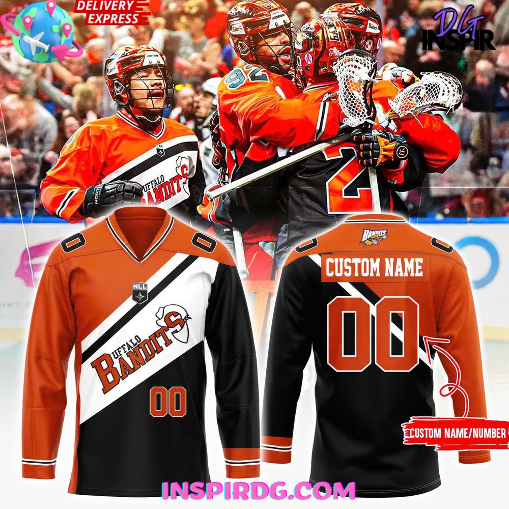 Buffalo Bandits New Uniform 2024-2025 Special Hockey Jersey