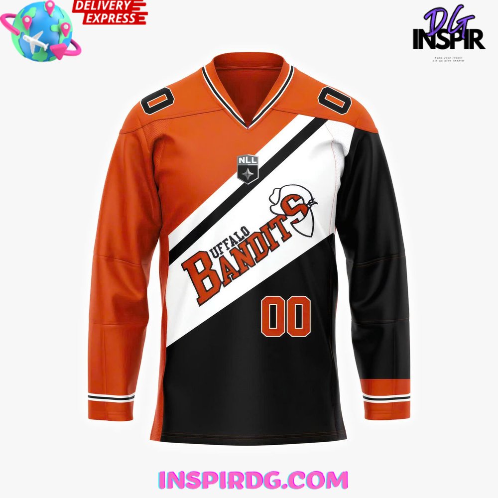 Buffalo Bandits New Uniform 2024-2025 Special Hockey Jersey
