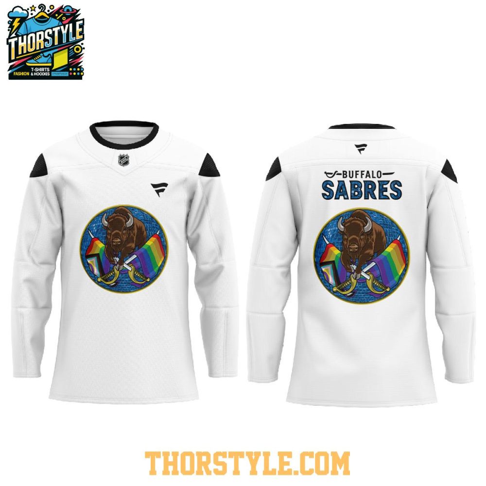 Buffalo Sabres 2025-26 Pride Night Personalized Hockey Jersey