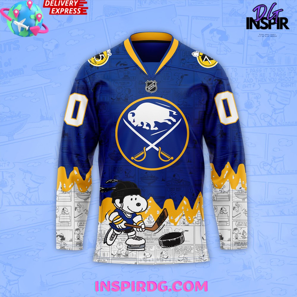 Buffalo Sabres 75Th Anniversary Of Peanuts Jersey