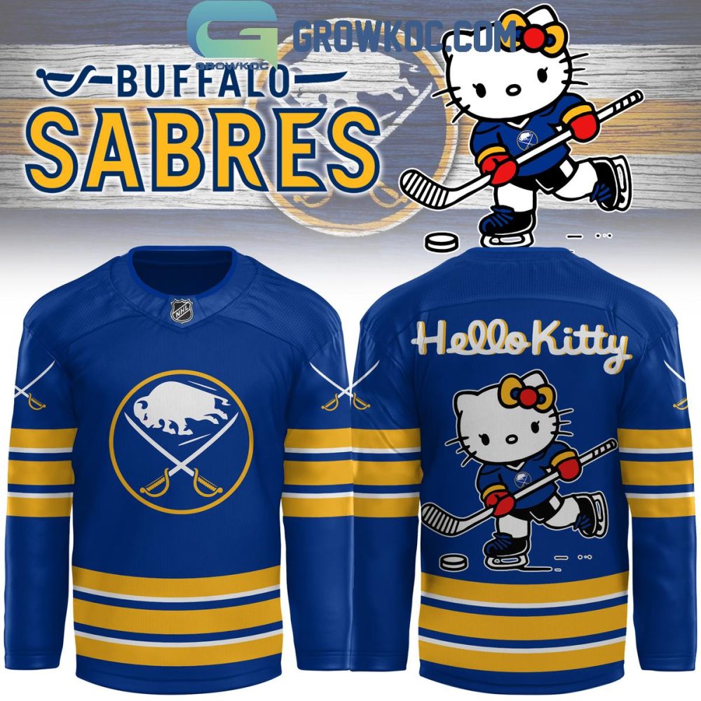 Buffalo Sabres Hello Kitty 50Th Anniversary 2024 Hockey Jersey