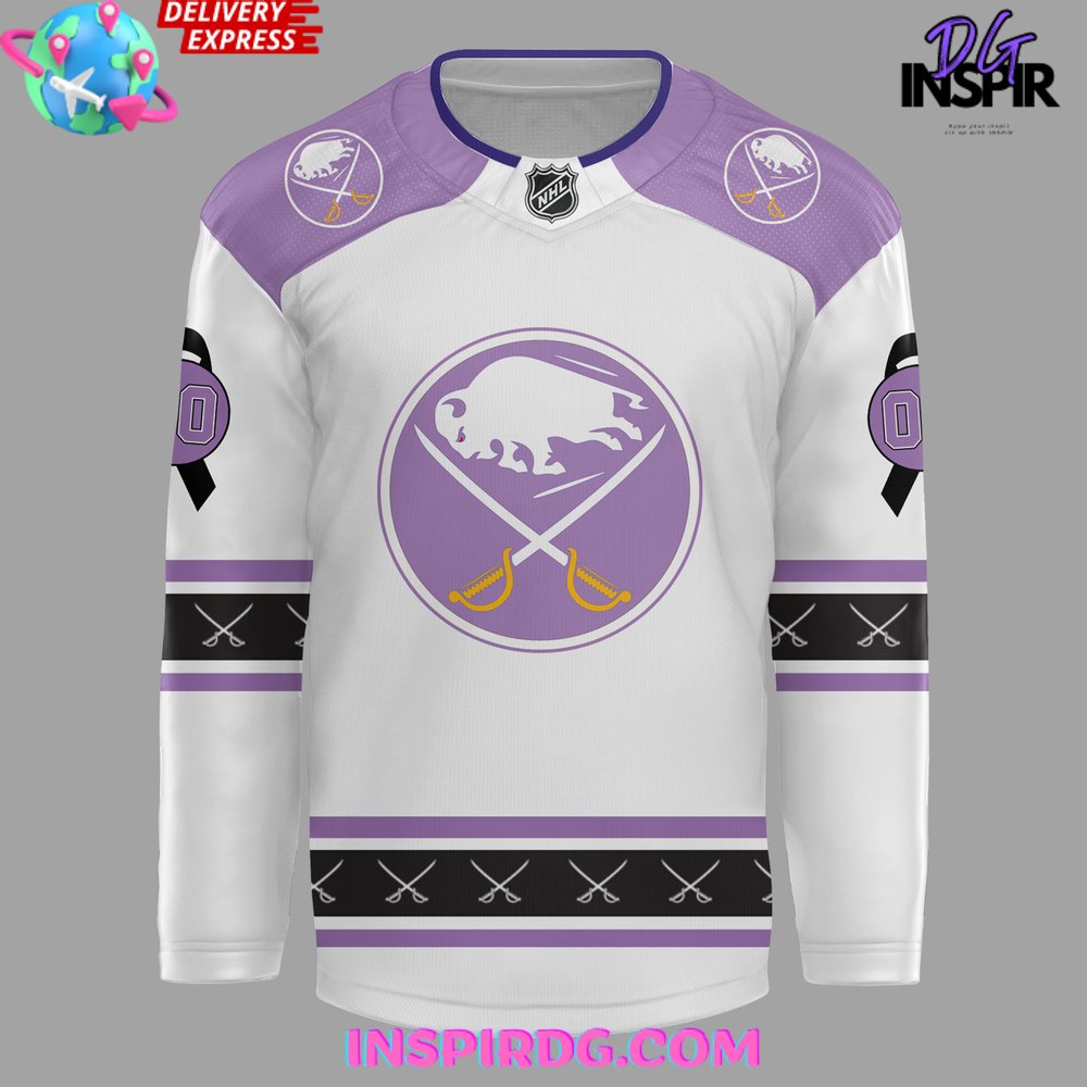 Buffalo Sabres Hockey Fights Cancer Special Edition Hockey Jersey