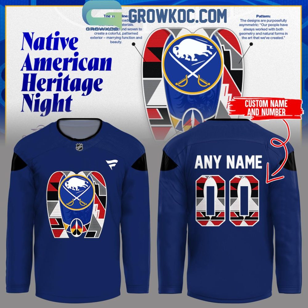 Buffalo Sabres Native American Heritage Night Hockey Jersey