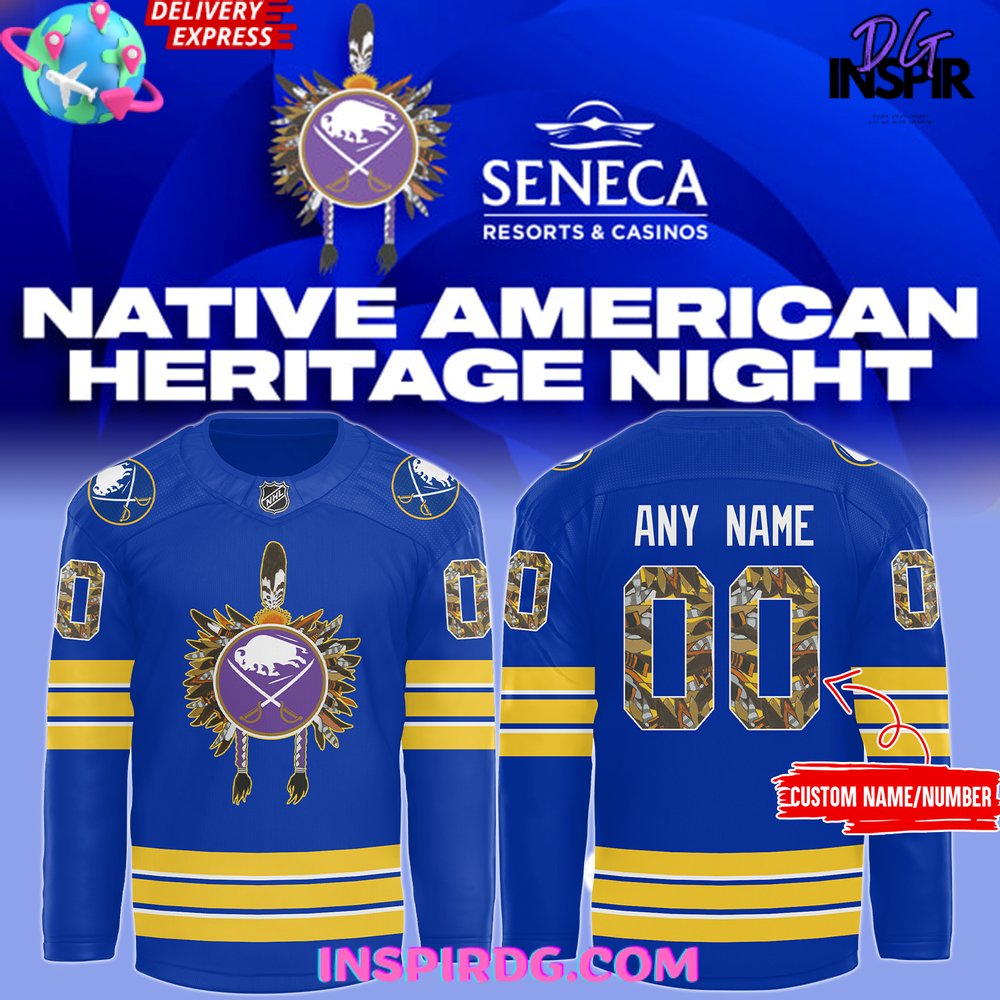 Buffalo Sabres Native American Heritage Night Special Hockey Jersey
