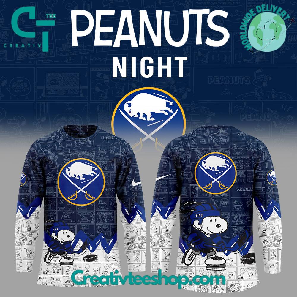 Buffalo Sabres Peanuts Night Special Hockey Jersey