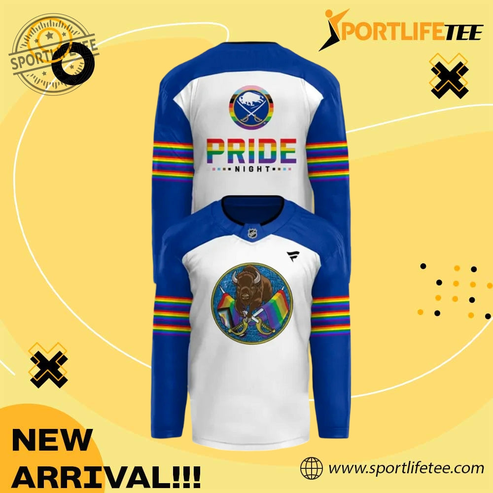 Buffalo Sabres Pride Night 2026 Hockey Jersey