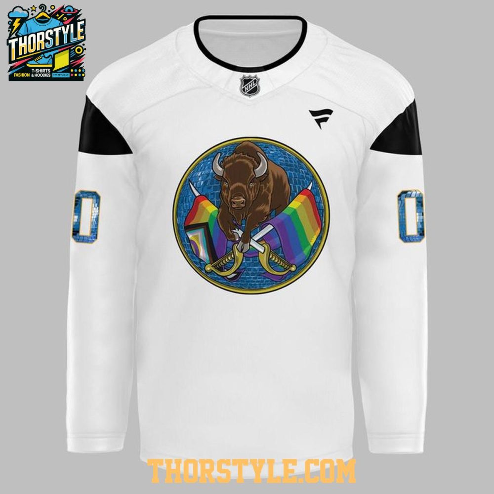 Buffalo Sabres Pride Night Celebrating Nhl 2026 Personalized Hockey Jersey