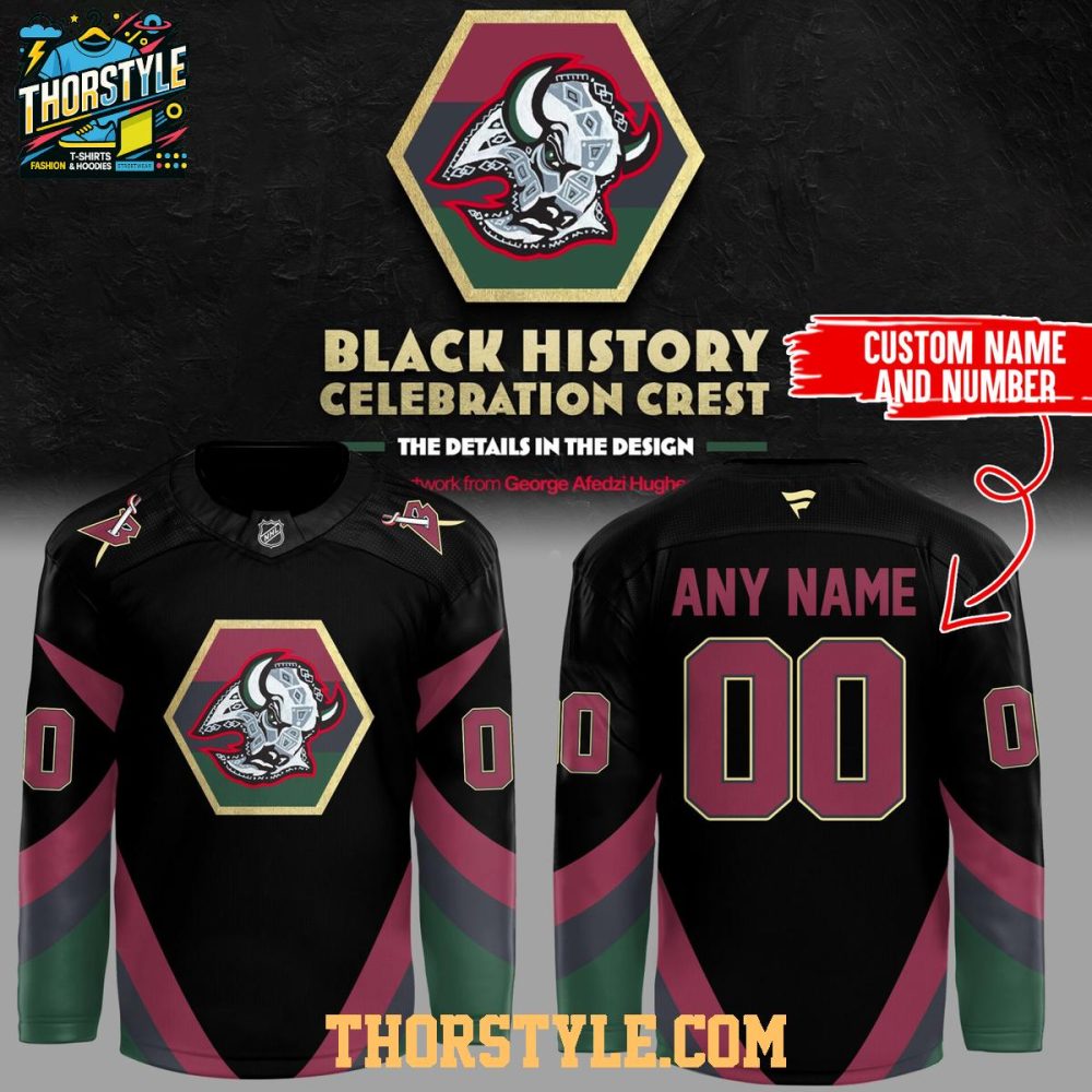 Buffalo Sabres X Black History Nhl Night 2026 Personalized Hockey Jersey