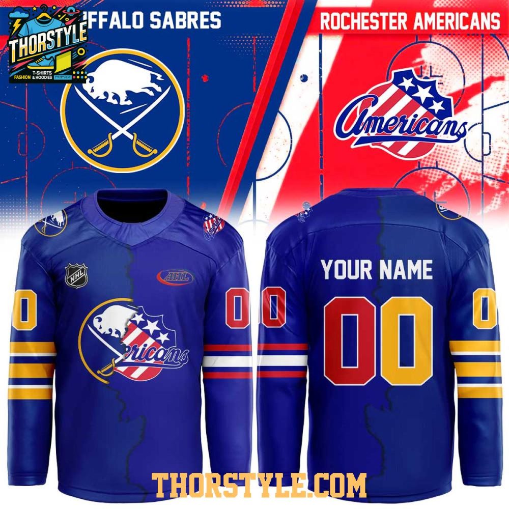 Buffalo Sabres X Rochester Americans Mashup Night 2026 Hockey Jersey