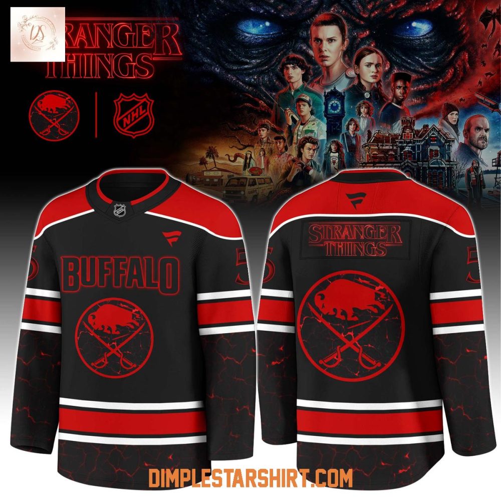 Buffalo Sabres X Stranger Things 5 One Last Adventure Jersey