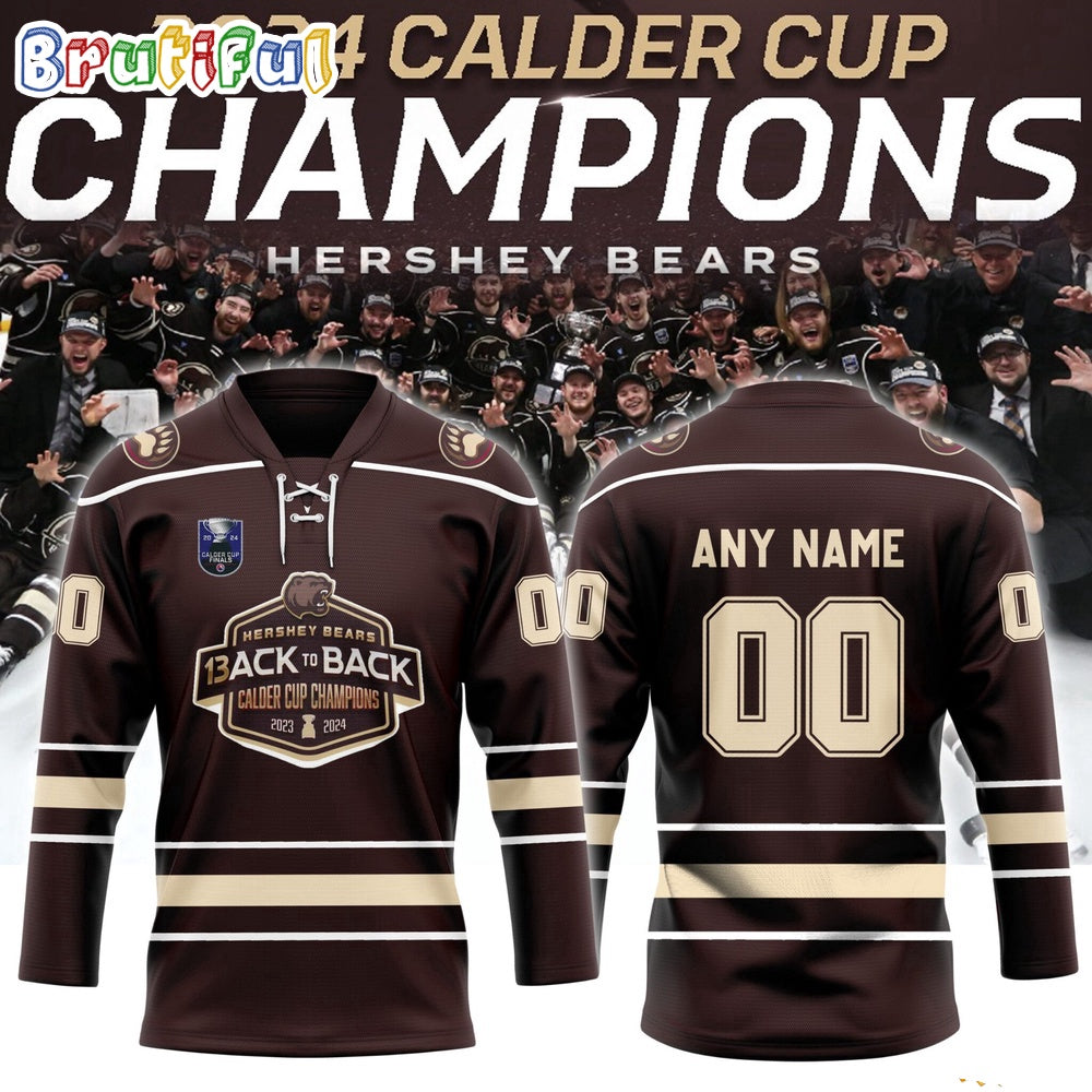 CCM Hershey Bears 2024 Calder Cup Back To Back 13 Time Champion Jersey