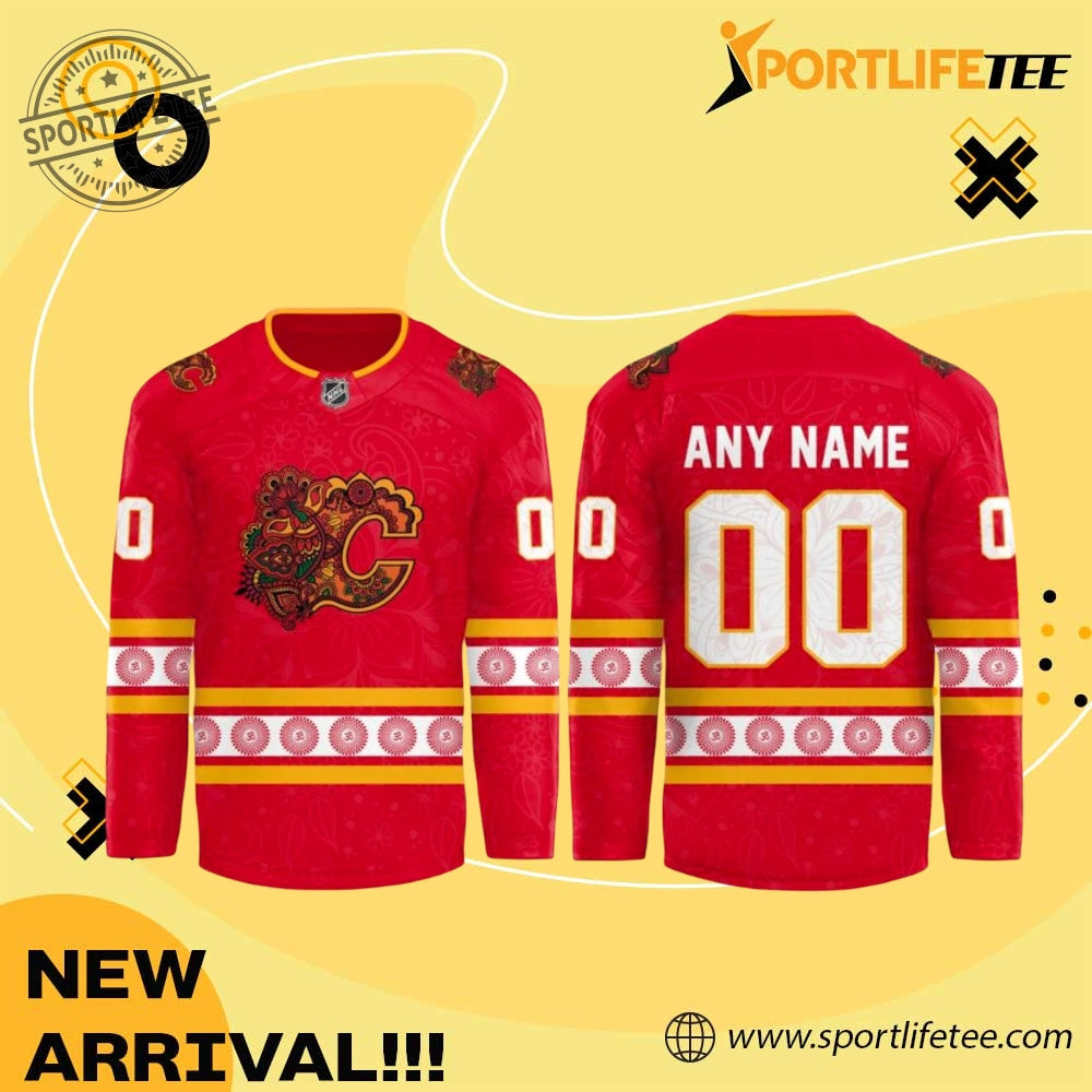 Caglary Flames South Asian Celebration 2025 Hockey Jersey