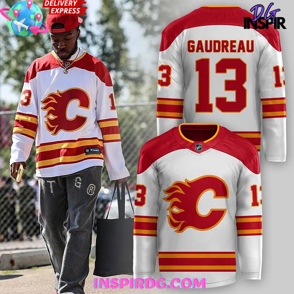 Calgary Flames 2024 White Hockey Jersey