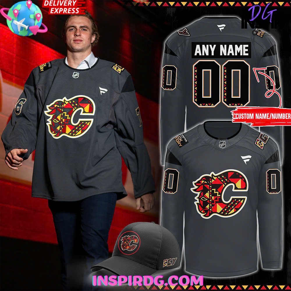 Calgary Flames Black History Month 2025 Jersey