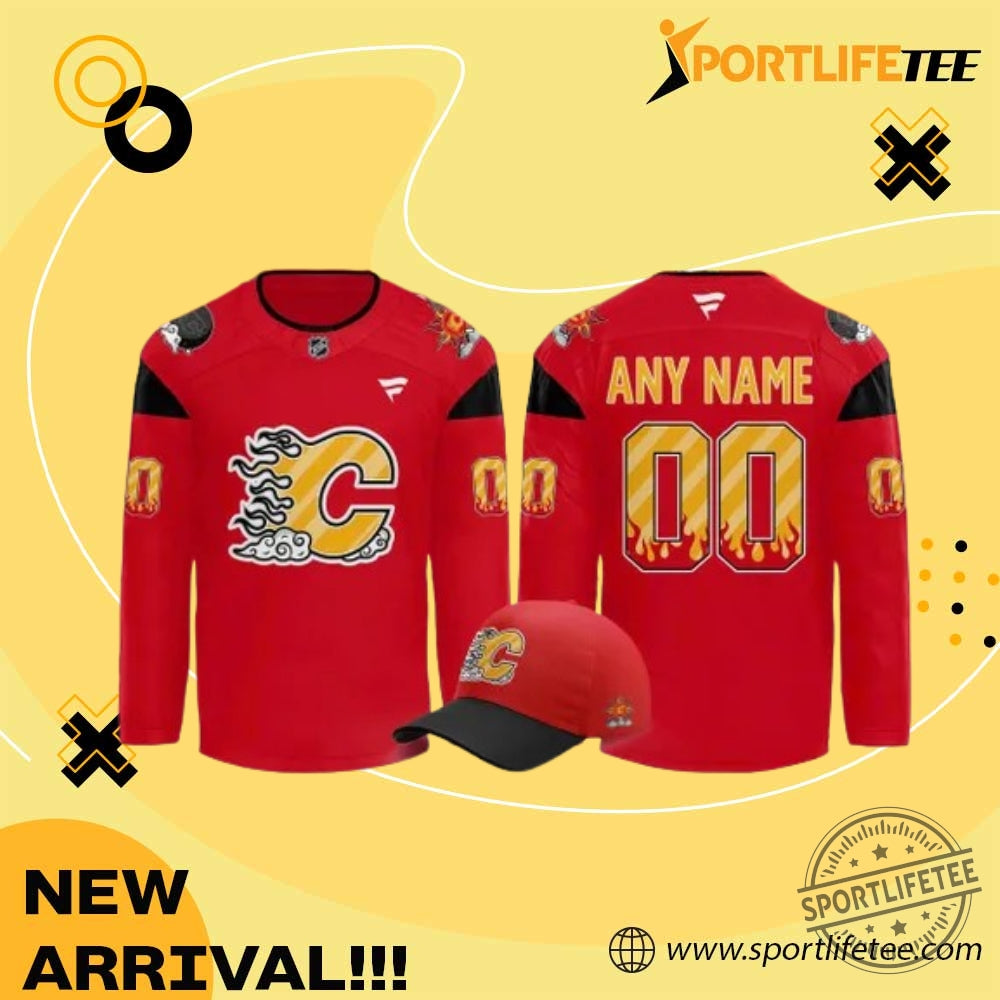 Calgary Flames East Asian Celebration Night 2026 Hockey Jersey