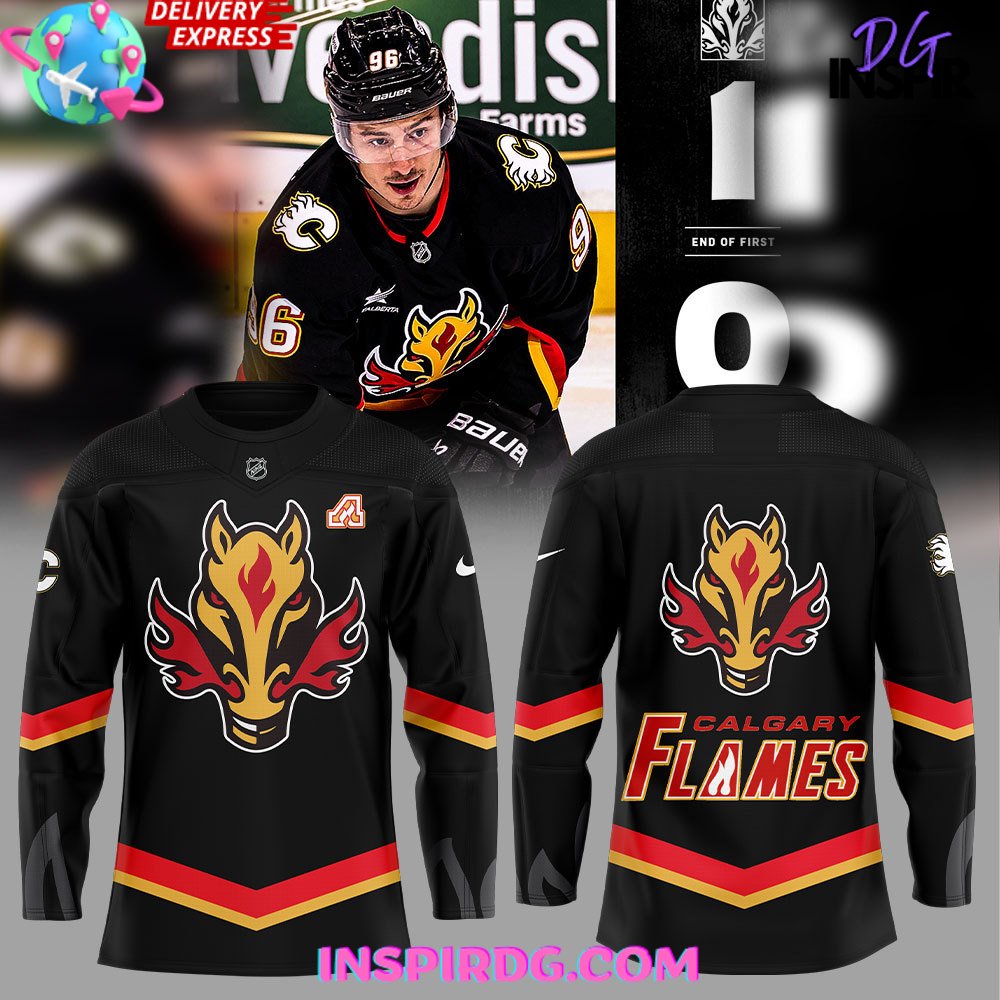 Calgary Flames New Uniform 2024-25 Hockey Jersey