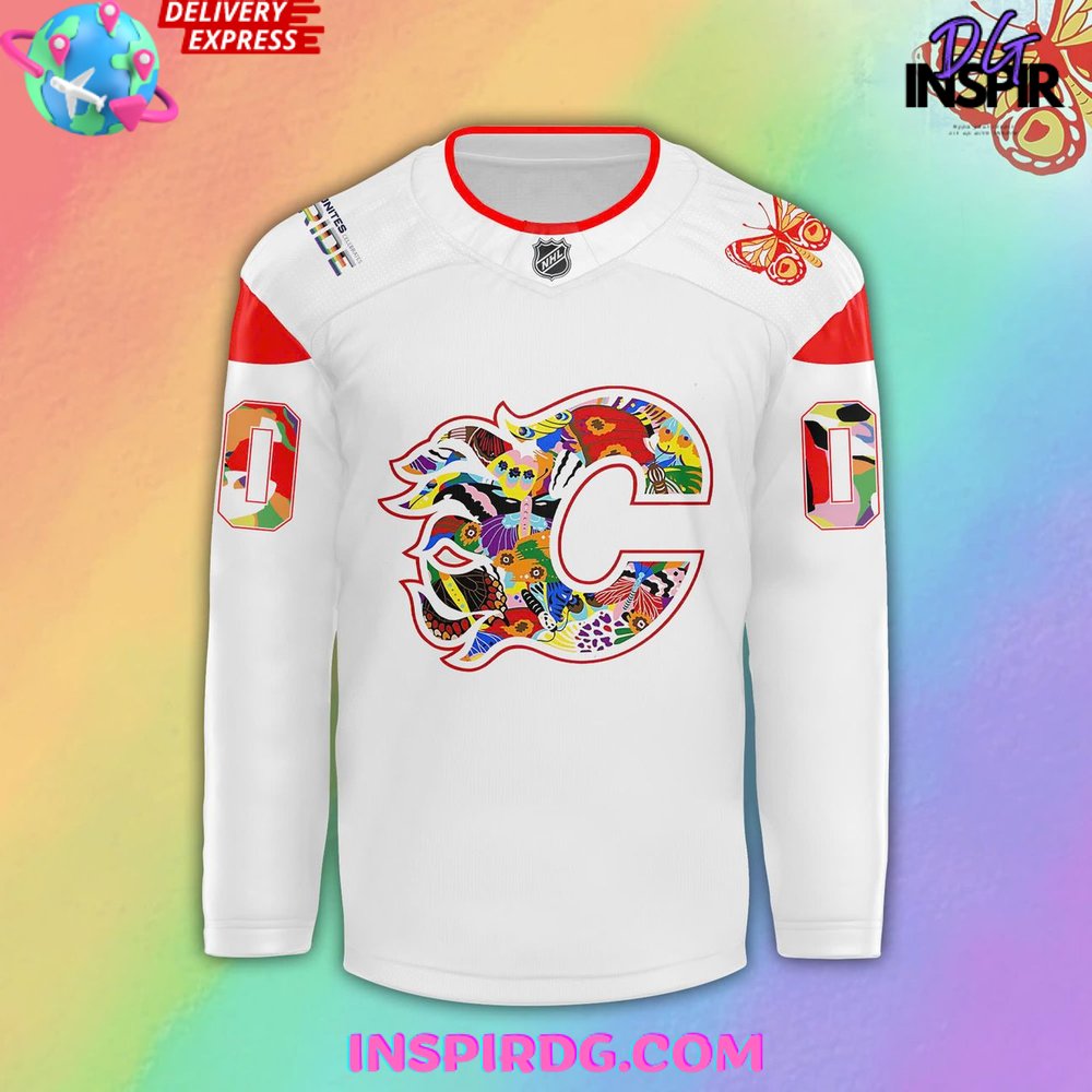 Calgary Flames Pride Night 2025 Nhl Jersey