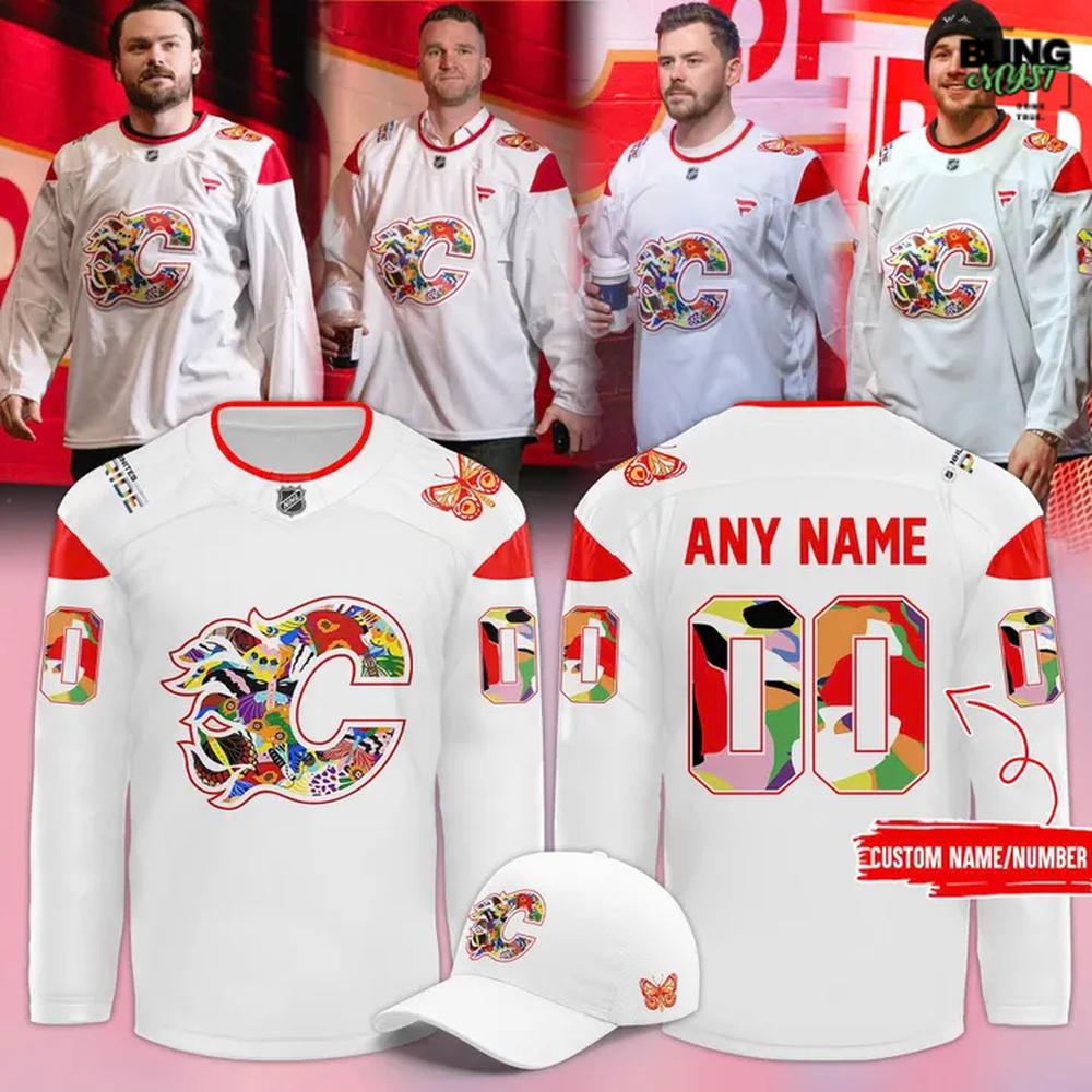 Calgary Flames Pride Night 2026 Hockey Jersey