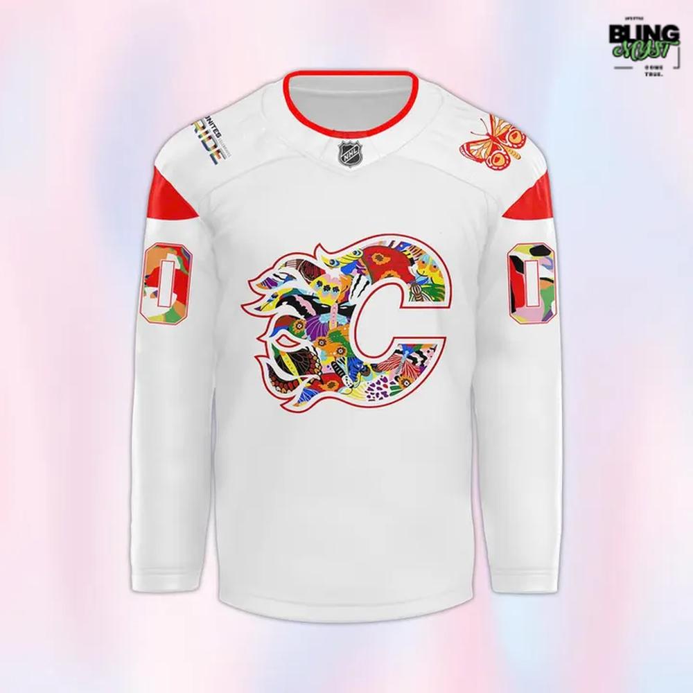 Calgary Flames Pride Night 2026 Hockey Jersey