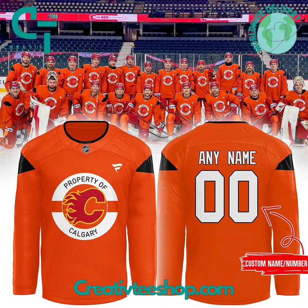 Calgary Flames Truth And Reconciliation Orange Shirt Day Hockey Jersey