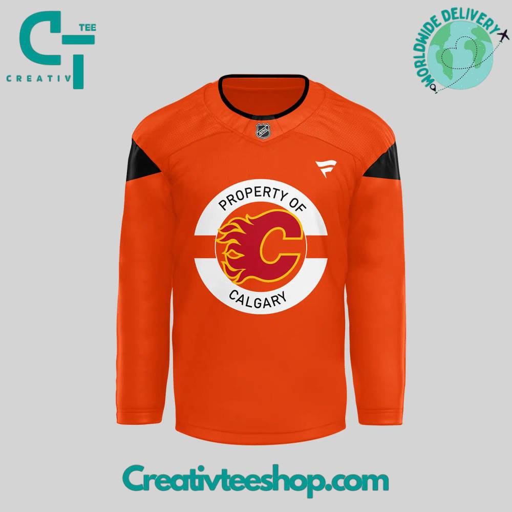 Calgary Flames Truth And Reconciliation Orange Shirt Day Hockey Jersey