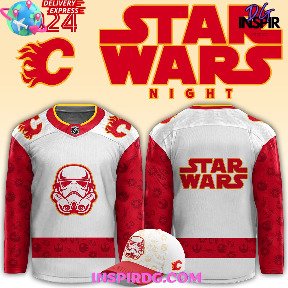 Calgary Flames X Star Wars Night Hockey Jersey