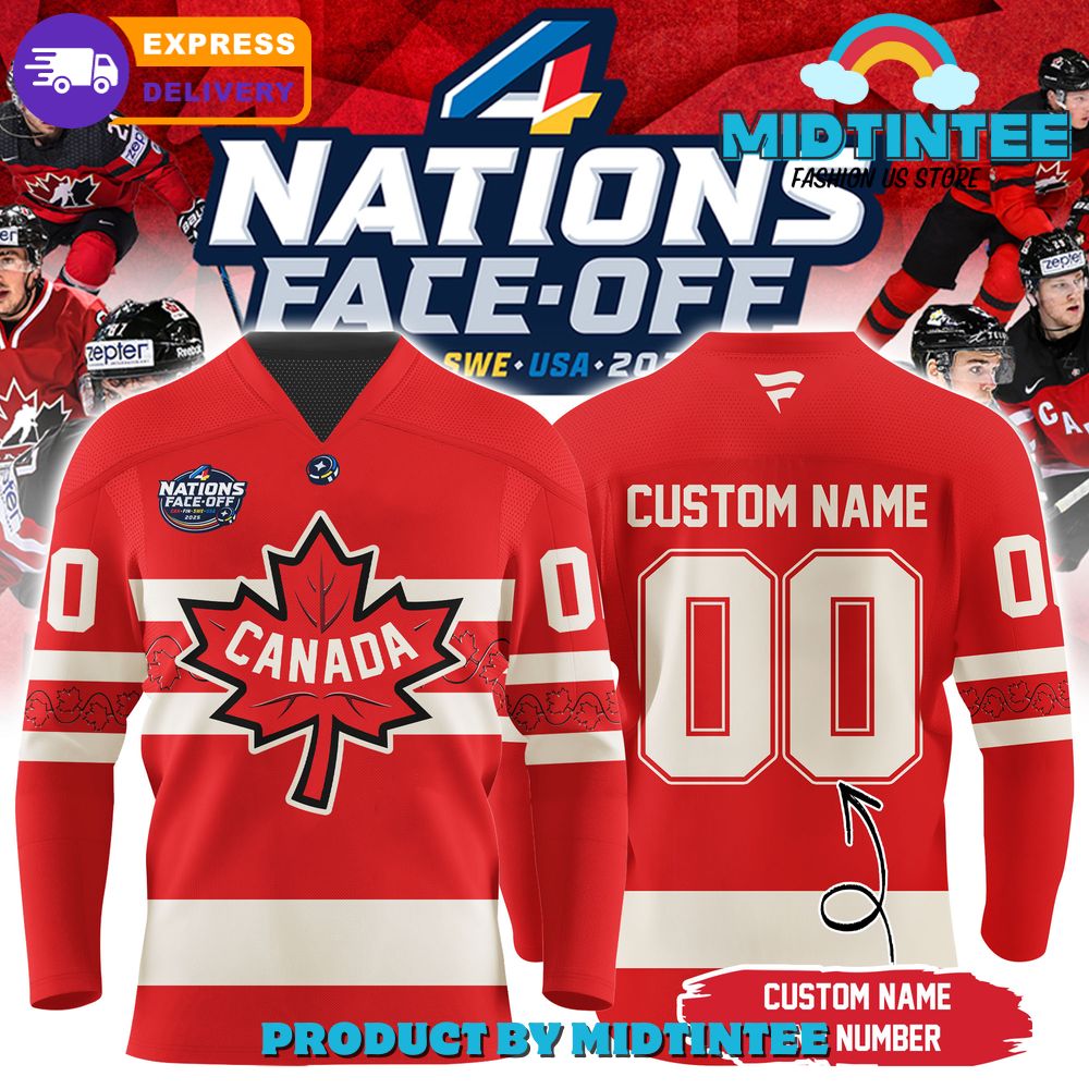 Canada 2025 4 Nations Face-Off Special Hockey Jersey