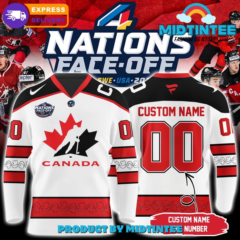 Canada 2025 4 Nations Face-Off Special White Hockey Jersey