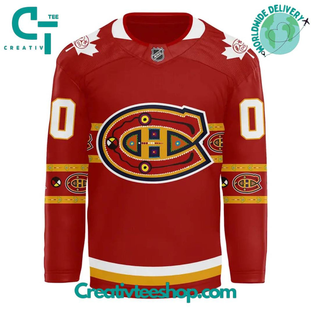 Canadiens Montral X 2025 Indigenous Celebrations Night Special Hockey Jersey