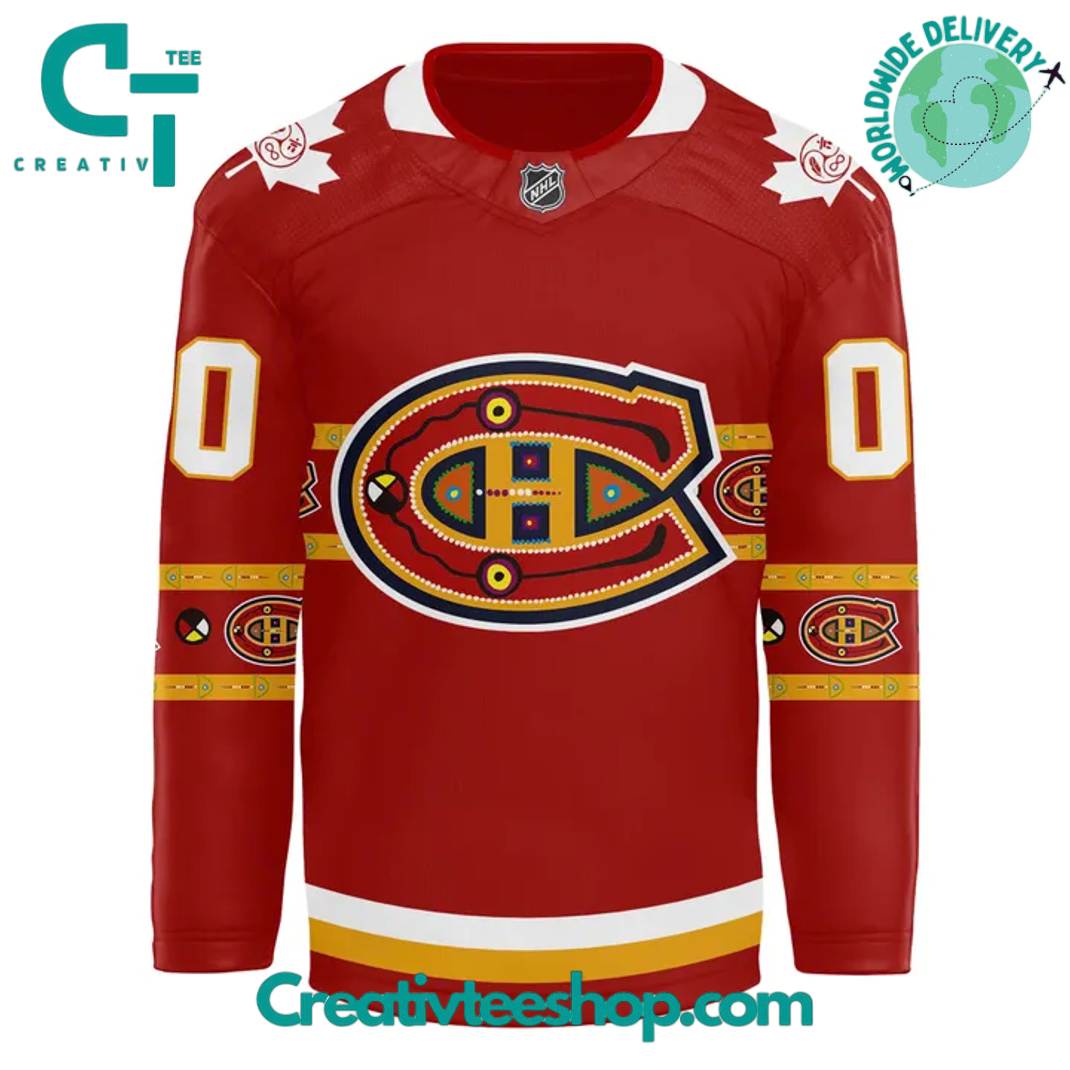 Canadiens Montral X 2025 Indigenous Celebrations Night Special Hockey Jersey