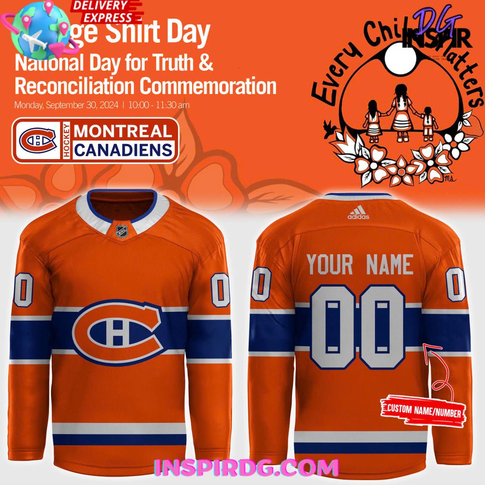 Canadiens Montreal Every Child Matters 2024 Hockey Jersey