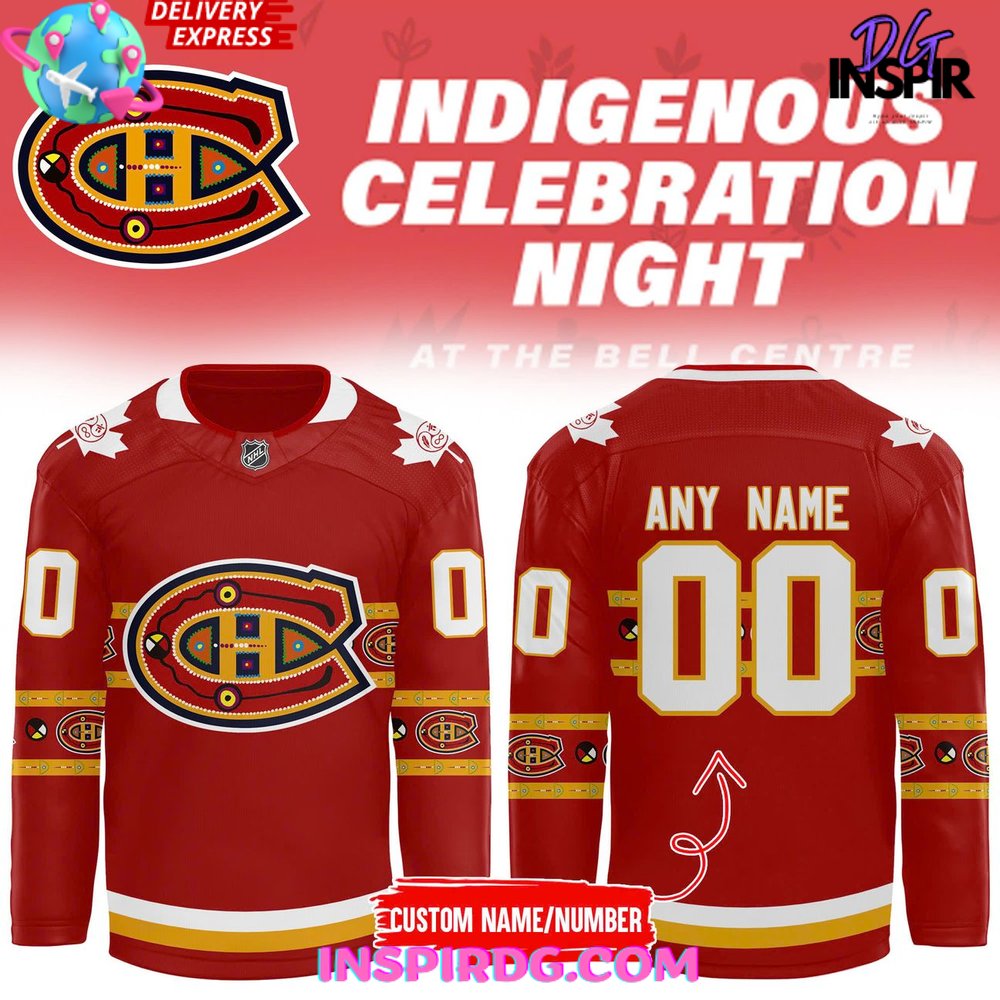 Canadiens Montreal Indigenous Celebration Night 2025 Hockey Jersey