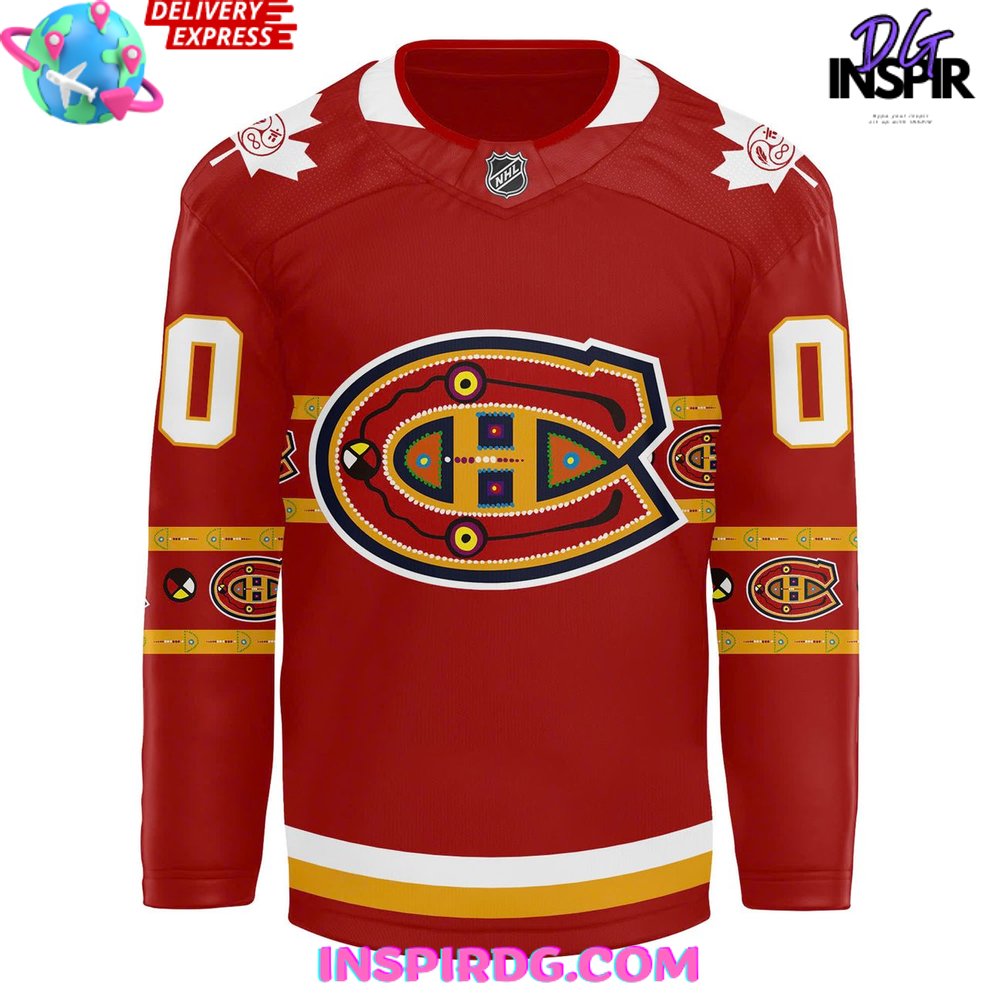 Canadiens Montreal Indigenous Celebration Night 2025 Hockey Jersey