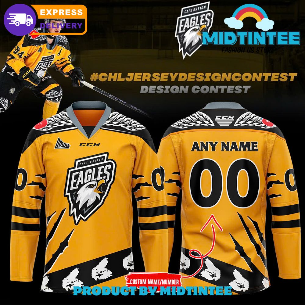 Cape Breton Eagles Design Contest 2025 Hockey Jersey