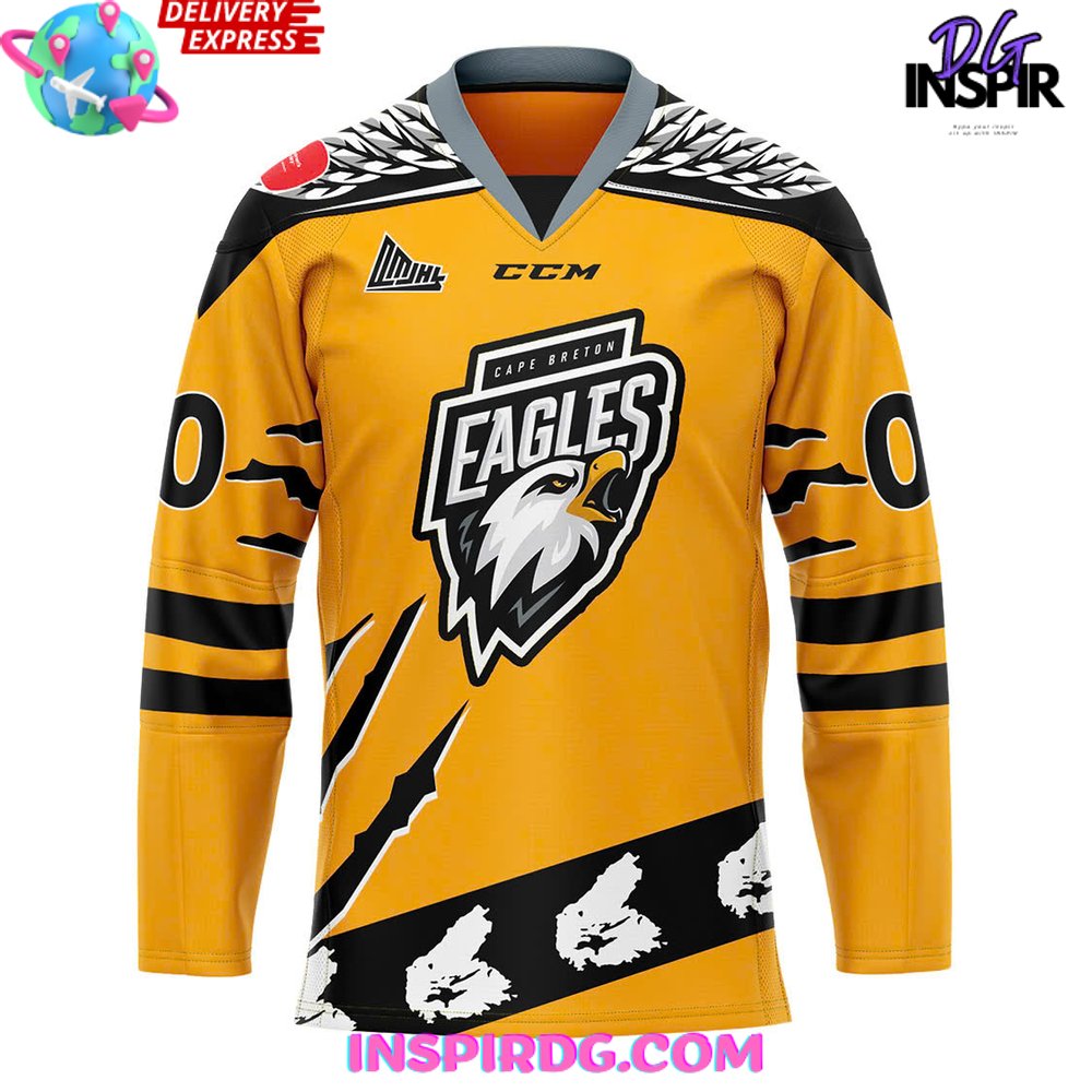 Cape Breton Eagles Screaming 2025 Jersey