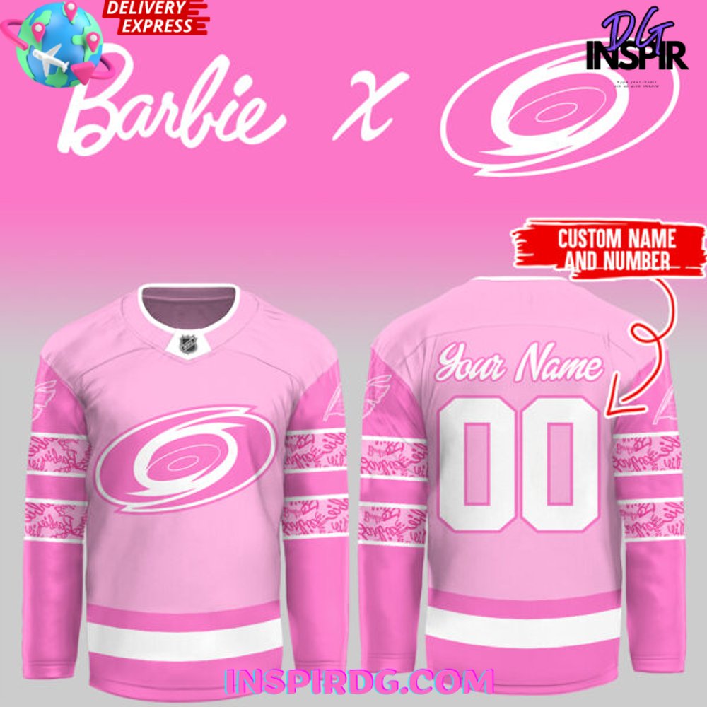 Carolina Hurricanes Barbie Night 2025 Hockey Jersey