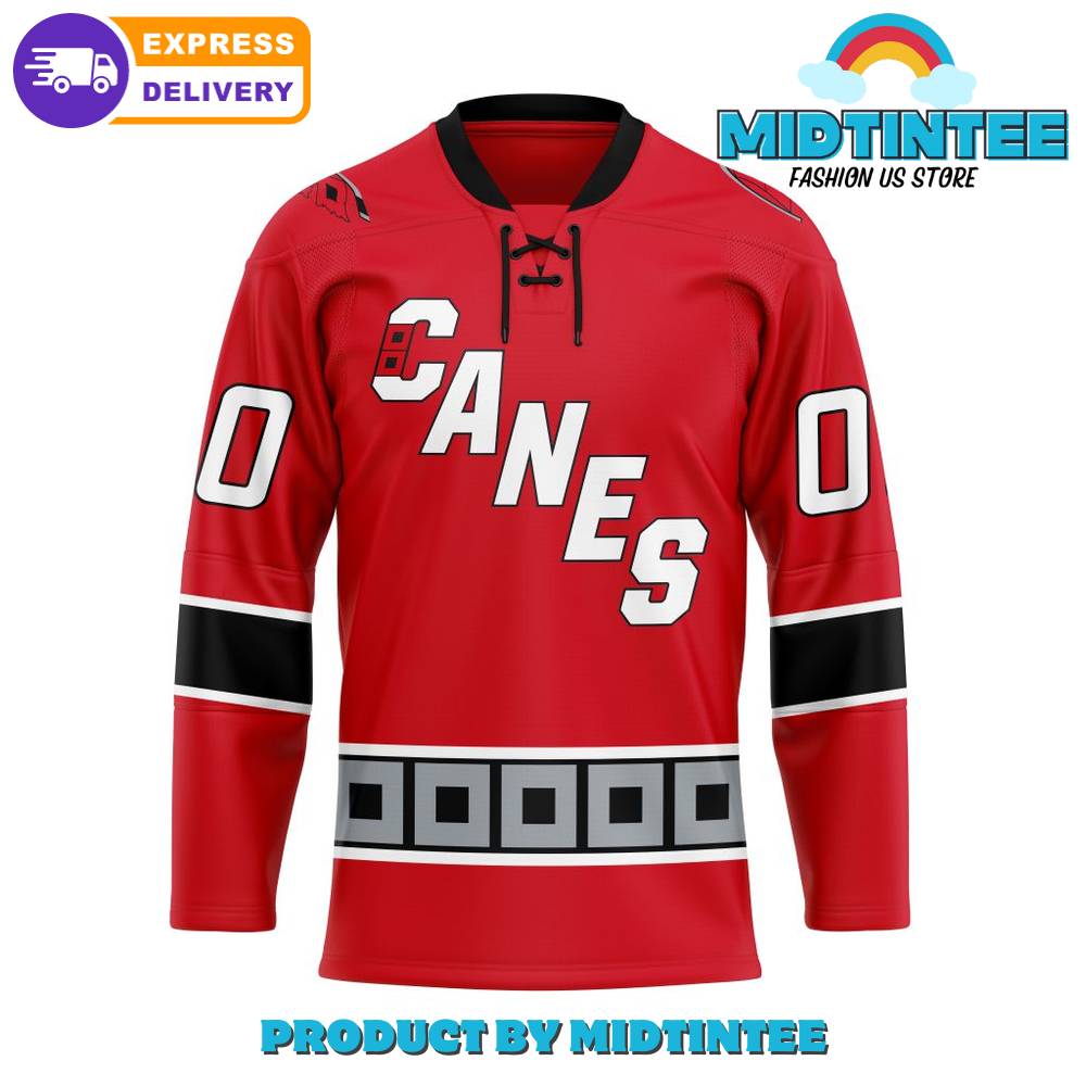 Carolina Hurricanes Customized Reverse Retro Hockey Jersey