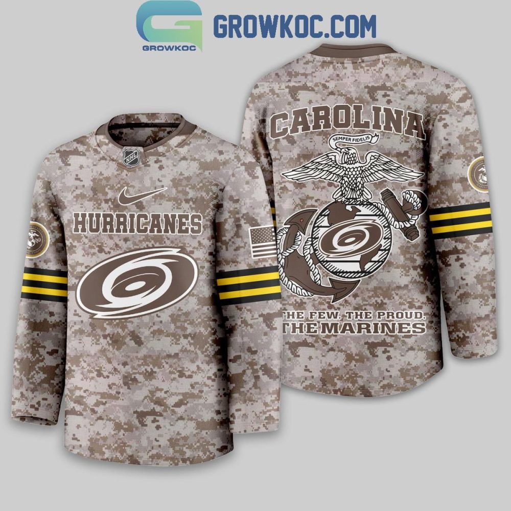 Carolina Hurricanes Us Marine Corps Hockey Jersey